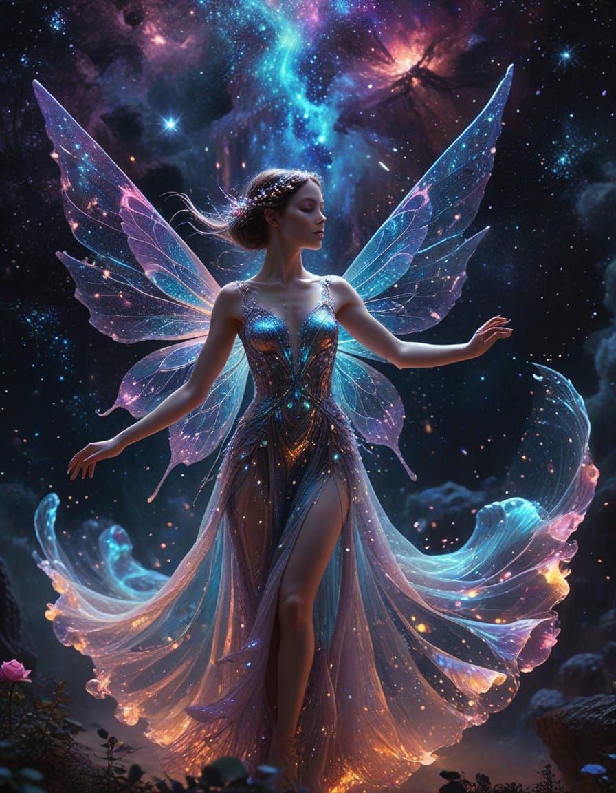 Fairy in Celestial Bloom