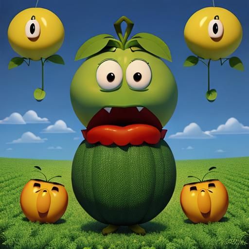 Surreal VeggieTales Singing Performance