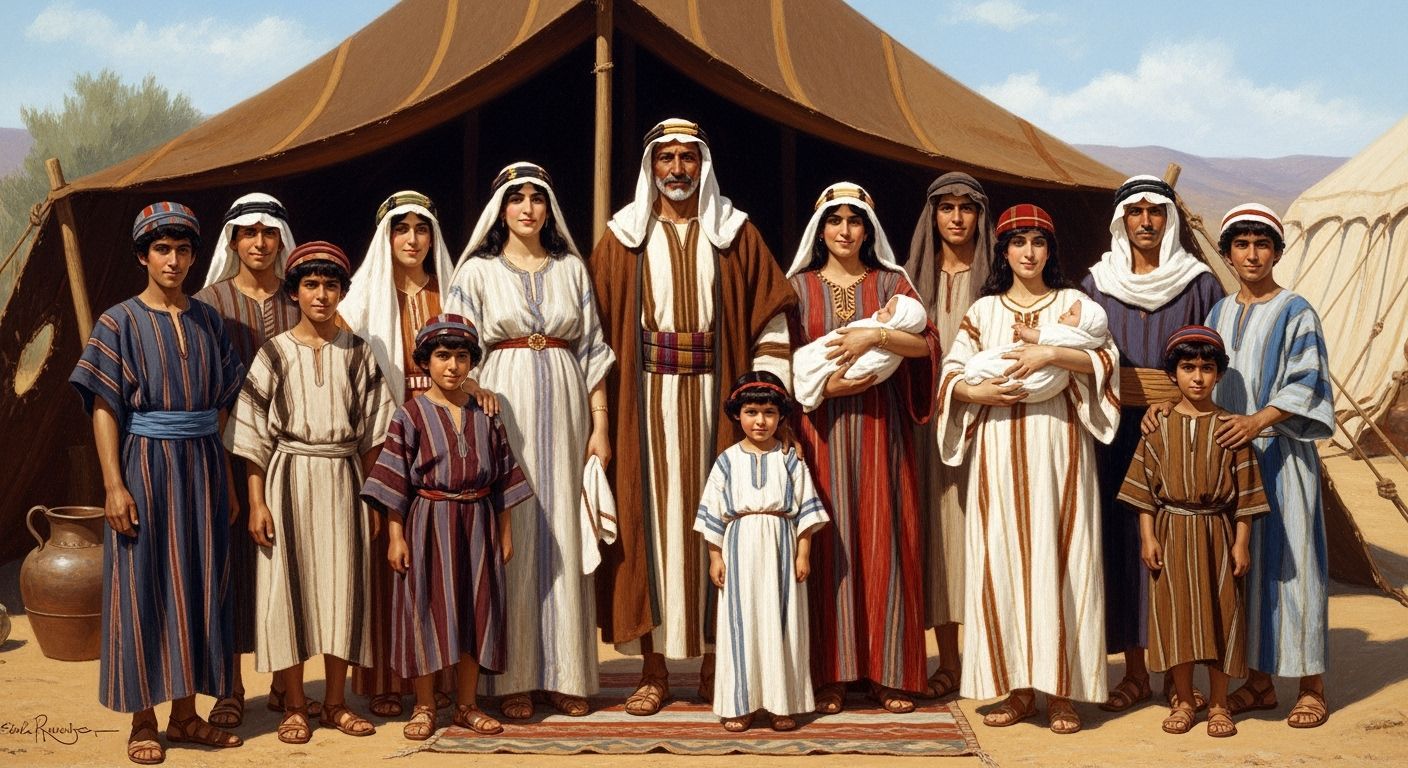 Ancient Israel Family Portrait in Biblical Times