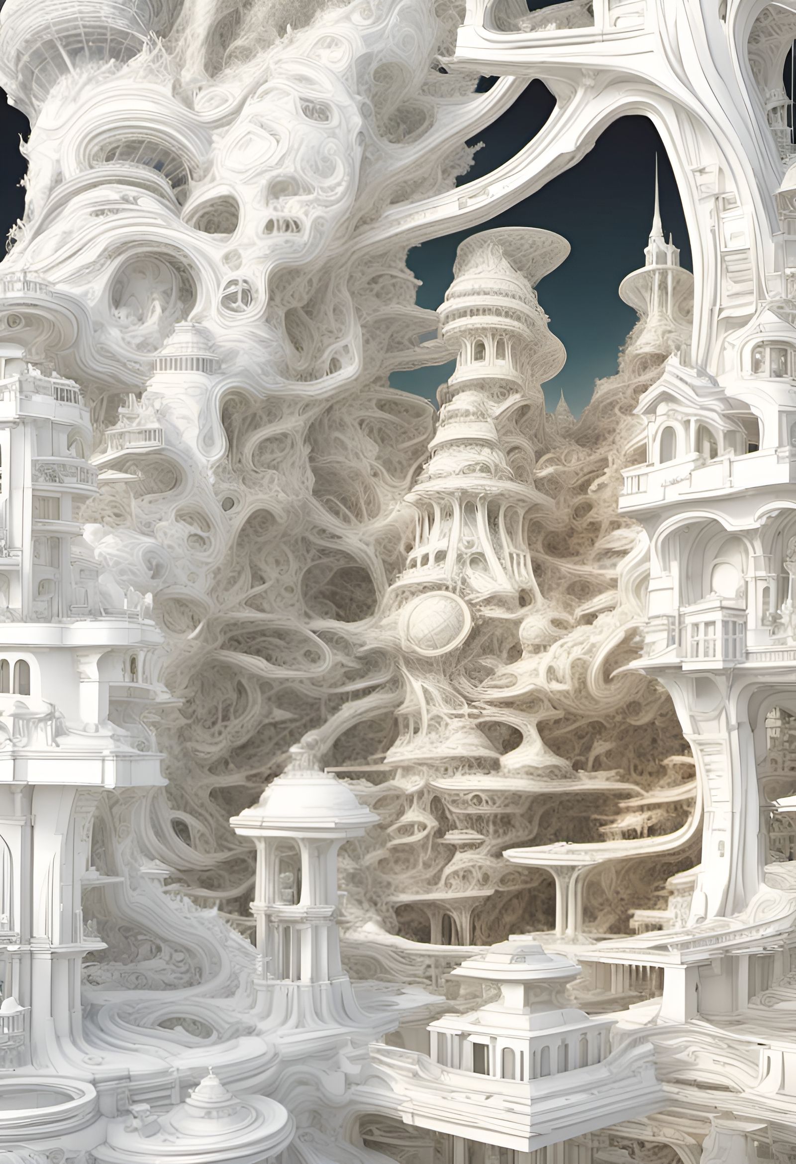 Geometric Abstract: A Polychromatic Surrealist Vision