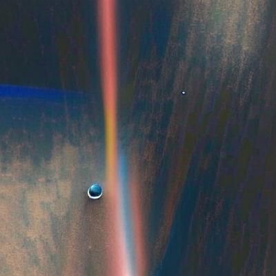 Pale Blue Dot Digital Art