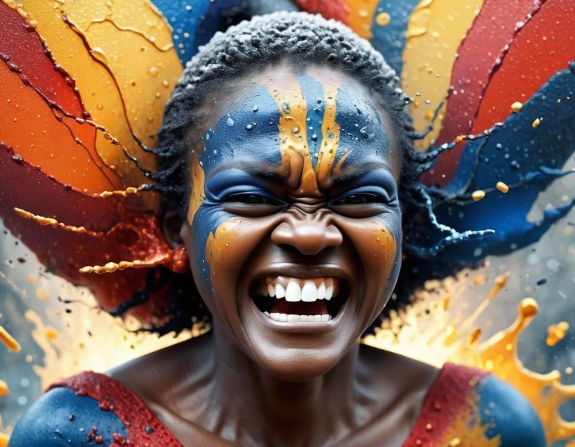 Embodying Joy and Fury in Vibrant Color