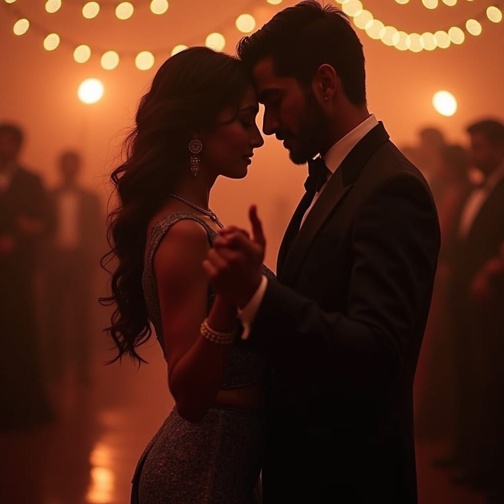 Indian Couple in Sultry Bachata Dance