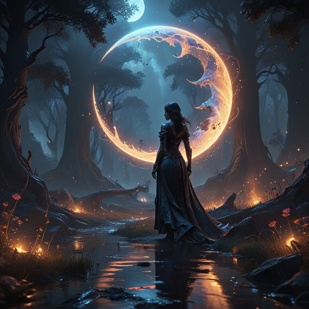 Ethereal Dreamscapes: Dark Academia Landscape in Cinematic V...