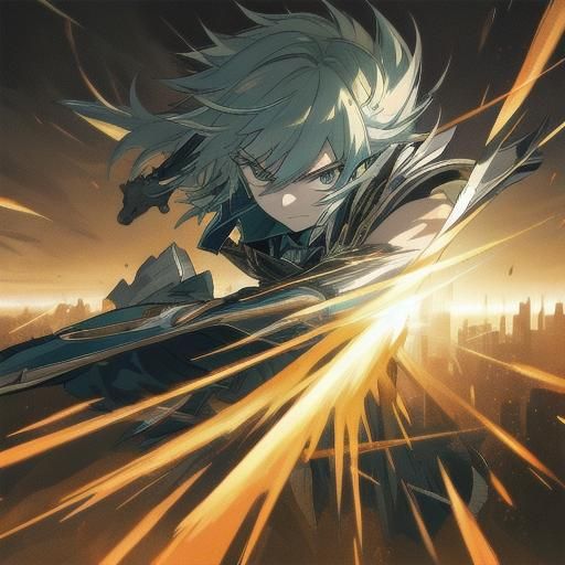 Dynamic Manga Art of Sakuya Izayoi Throwing Knives
