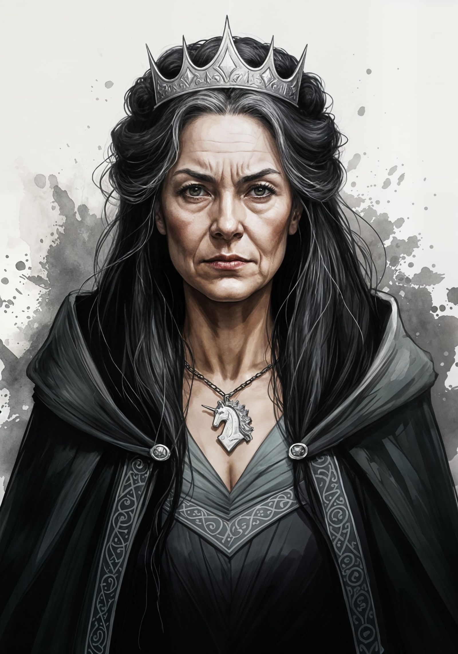 Regal Ranger Queen with Unicorn Pendant