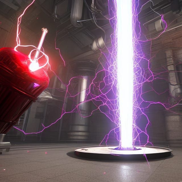 Beam of electricity