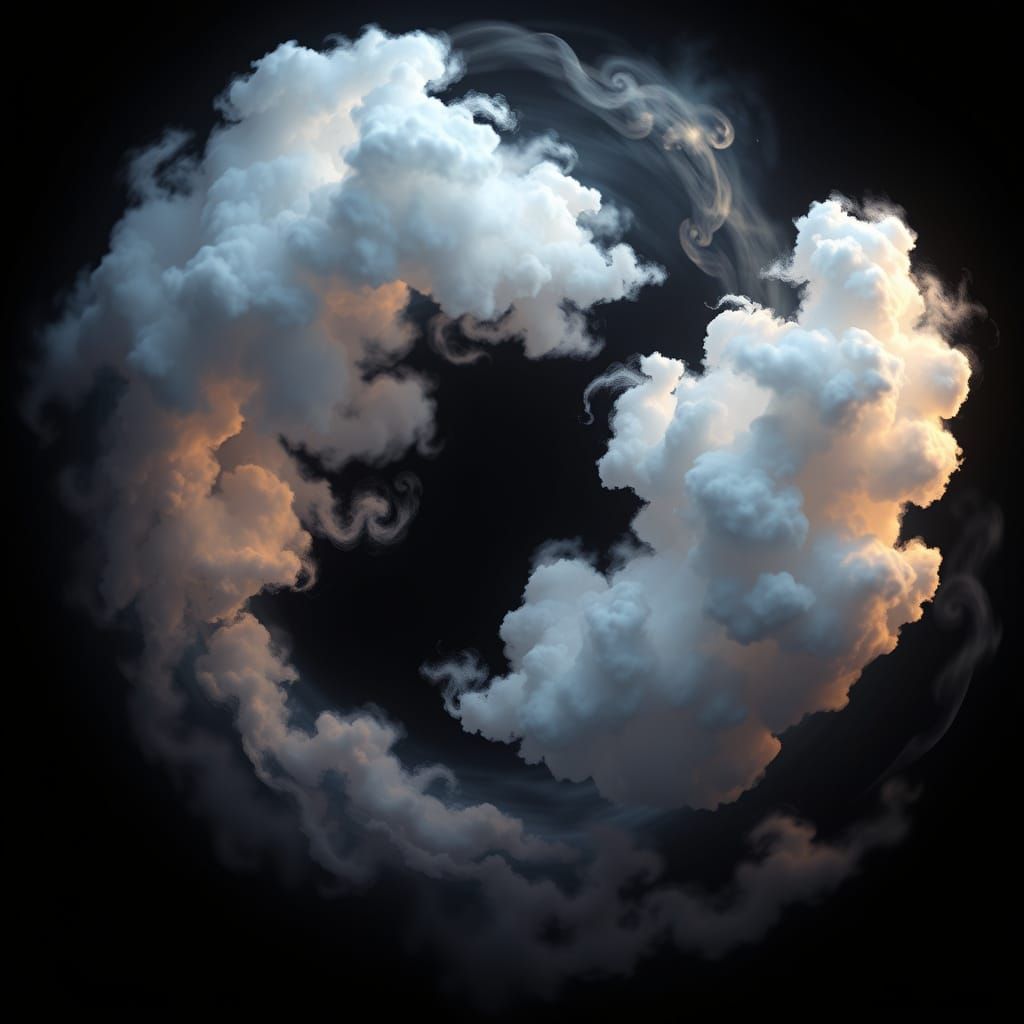 Whirling Celestial Dance in a Mystical Realm