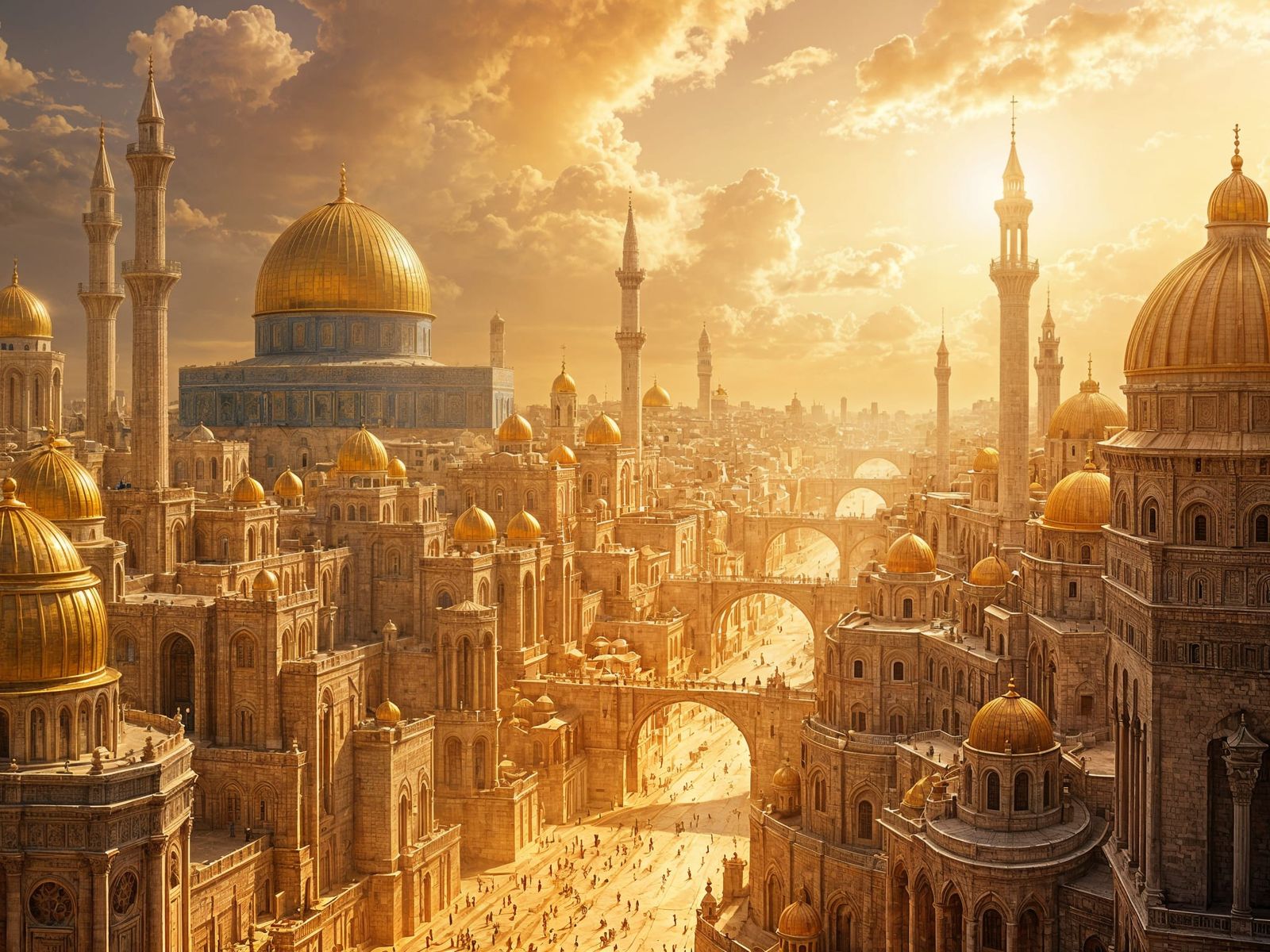 Celestial Jerusalem: Detailed Matte Painting in Unreal Engin...