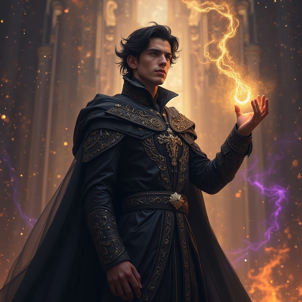 Arrogant Sovereign Drawing Ethereal Light