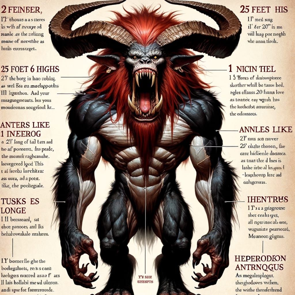 Colossal Fictional Creature with Unmatched Strength