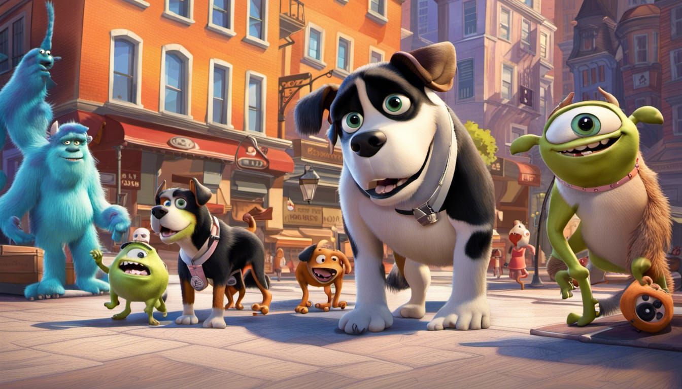 Monsters, Inc.: Swiss Mountain Dog in Monstropolis