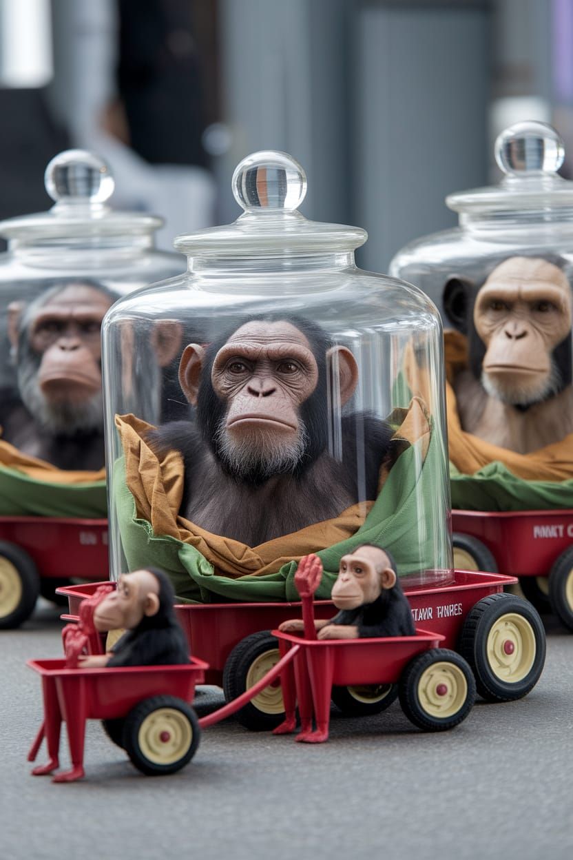 Chimerical Cross-Section Alpha Station Census All Heads