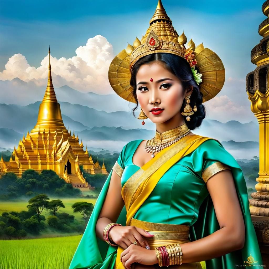 Myanmar as a Woman