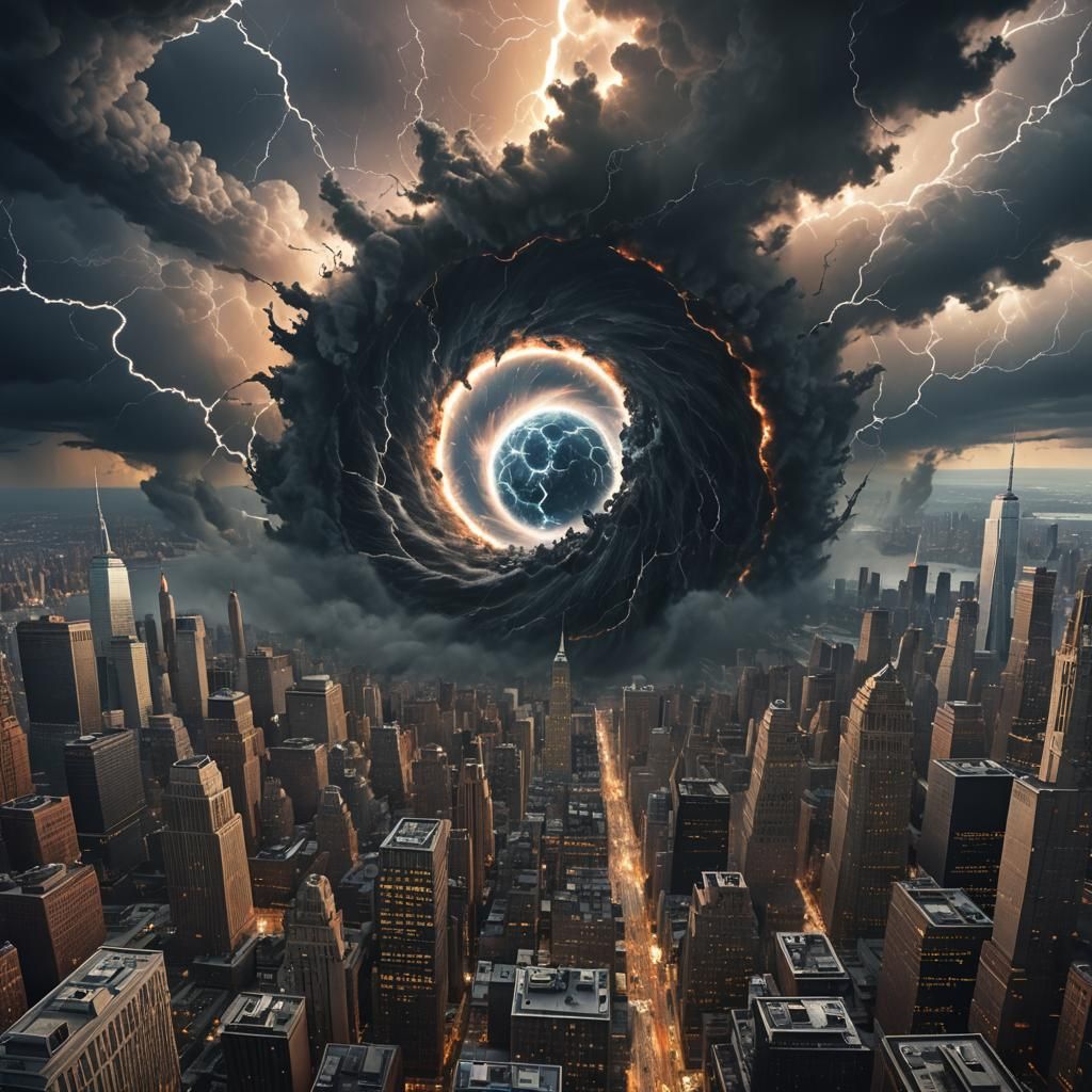 new york entering a black hole