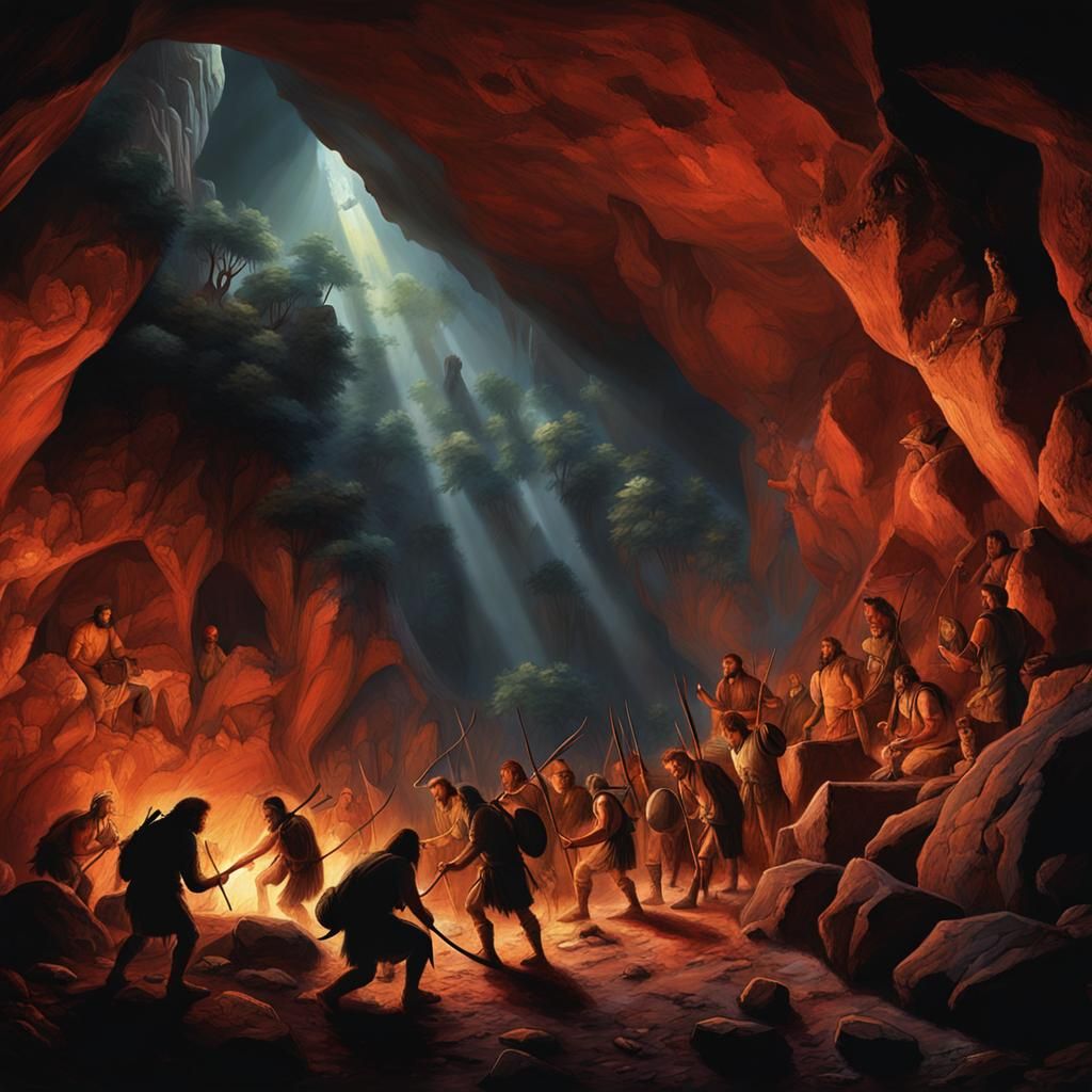 Paleolithic Hunters Paint Altamira Caves