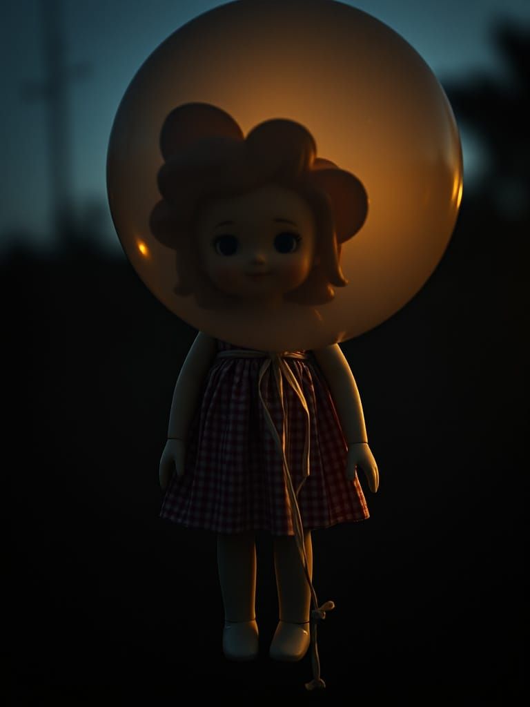High Contrast Summer Doll with Water Balloon