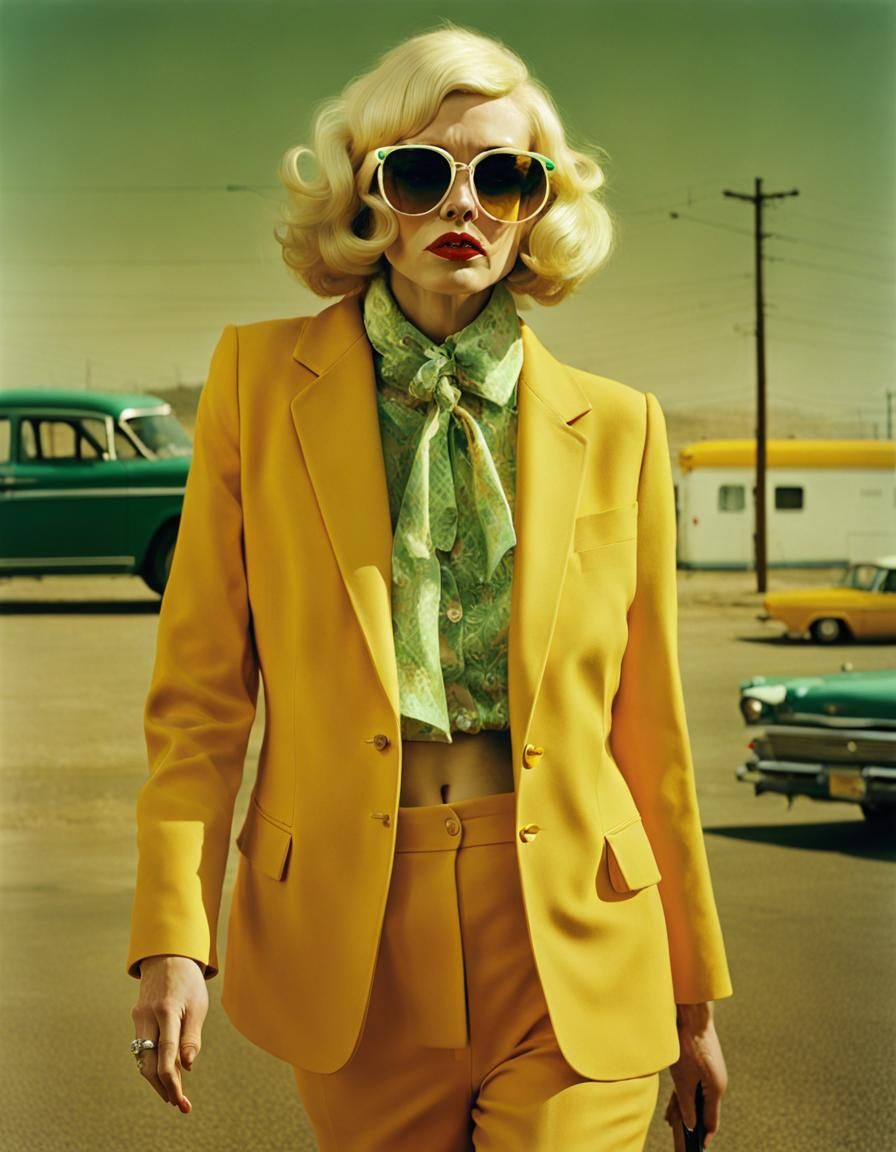 Staged Portrait with Cinematic Scene Details