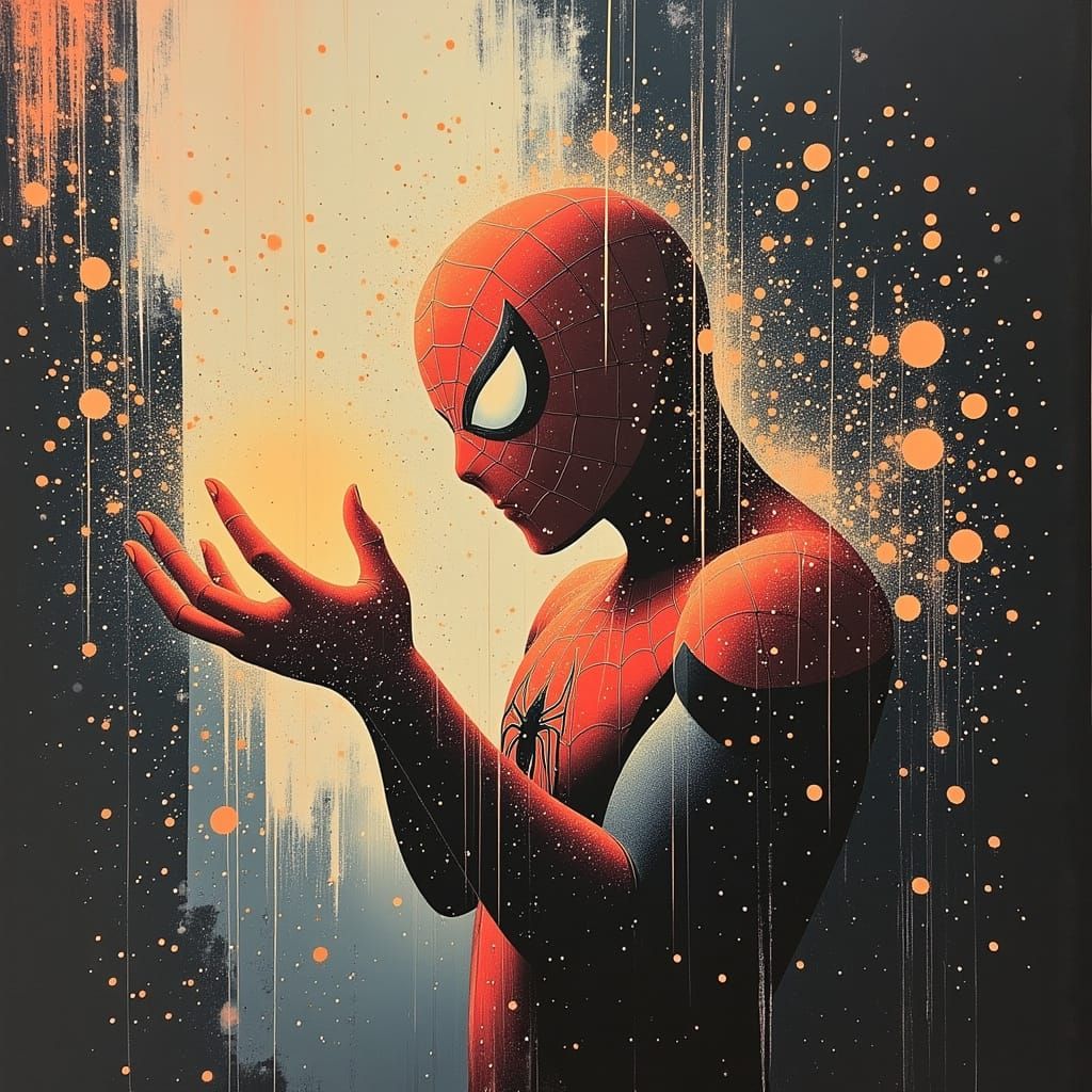 Spiderman Shoots Webs at Kingpin in Epic Movie Still