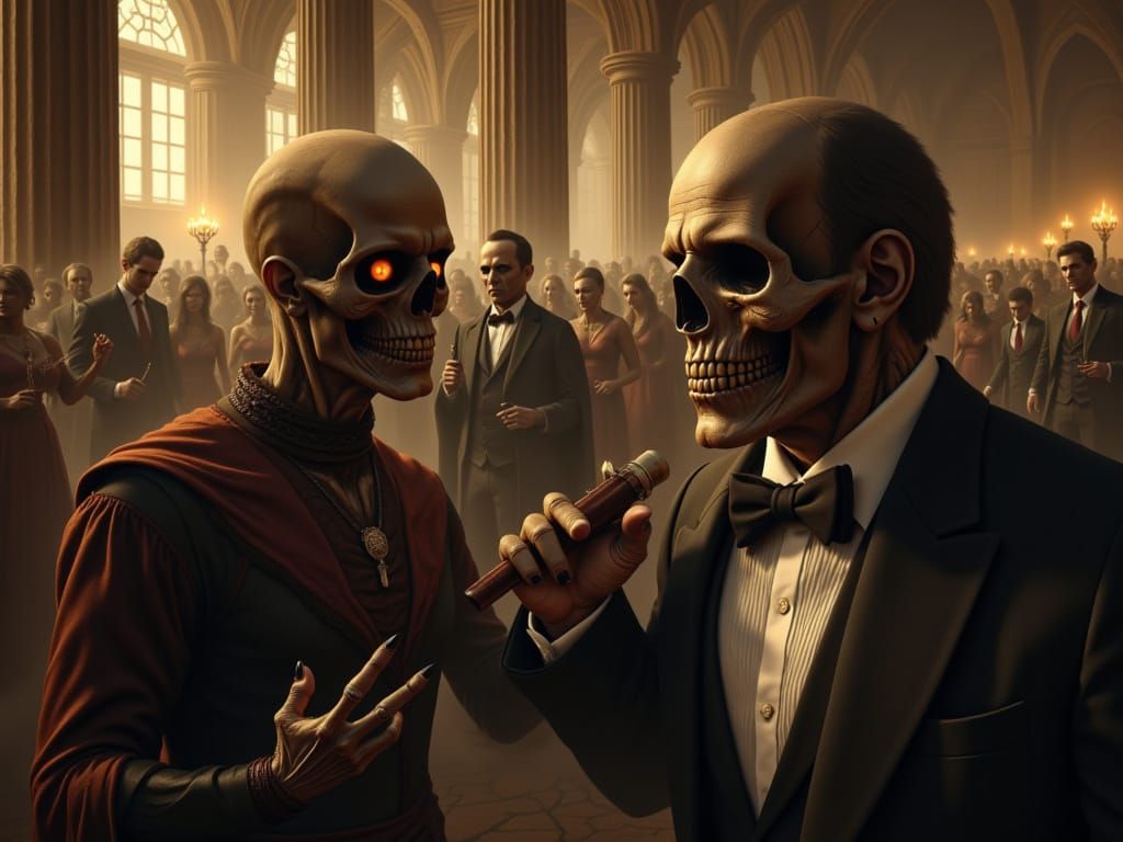 Zombies Dance at Haunted Gothic Ball