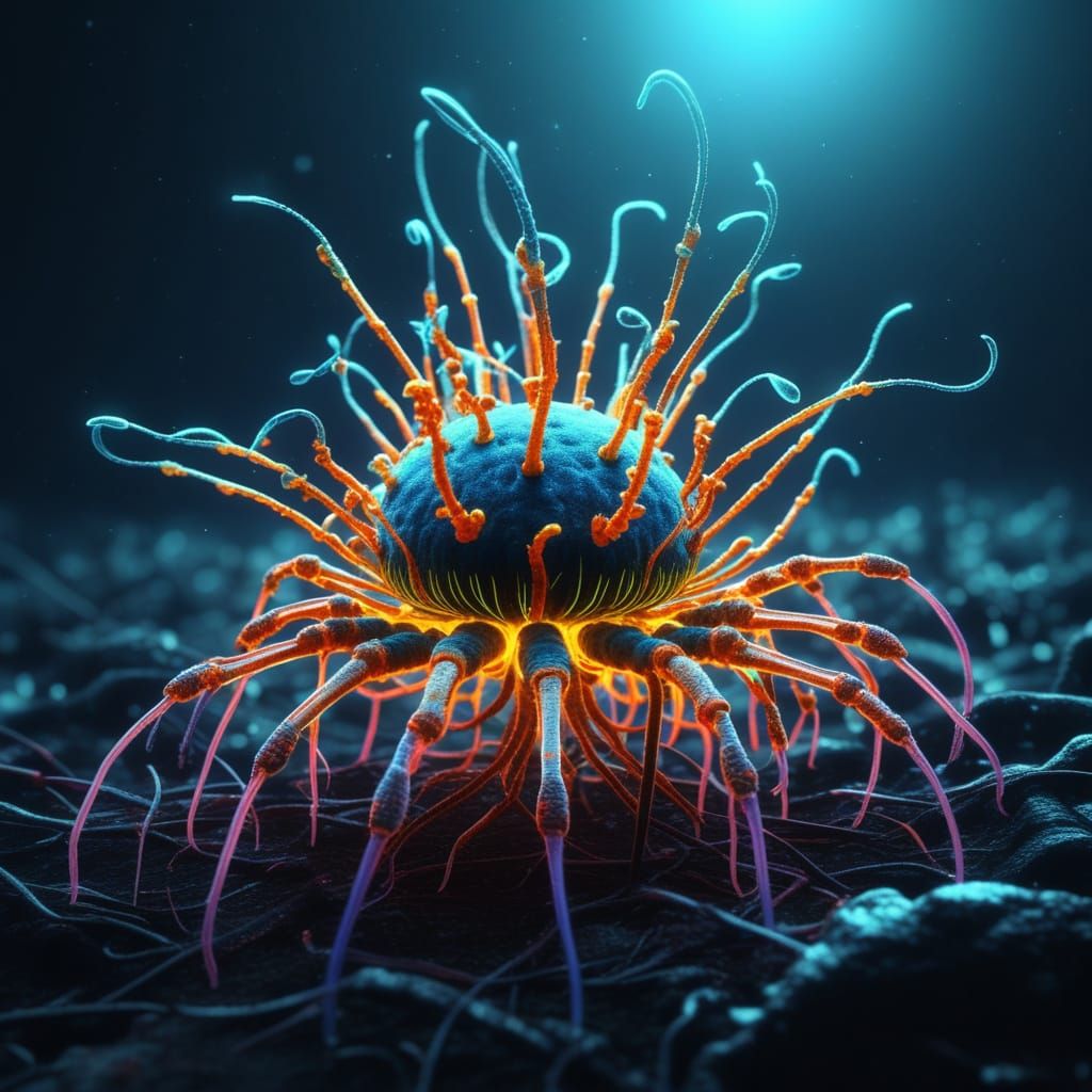 Bioluminescent Bacteriophage Infecting Fractally Cordyceps