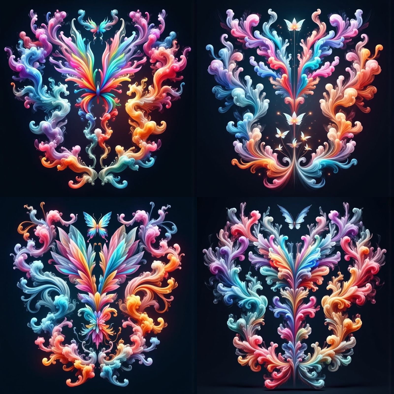 Whimsical Dreamscapes in Vibrant Colors