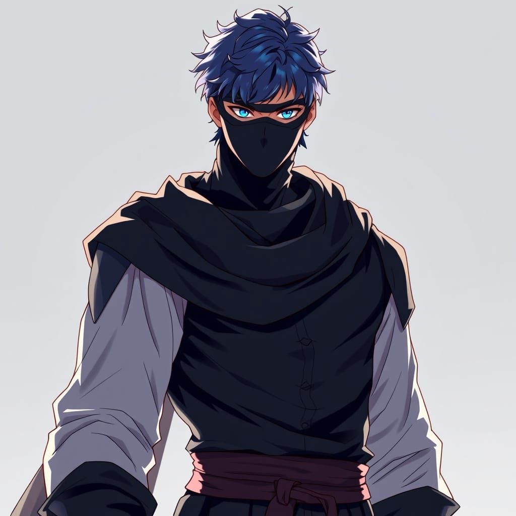 Crystal Knight in Anime Style