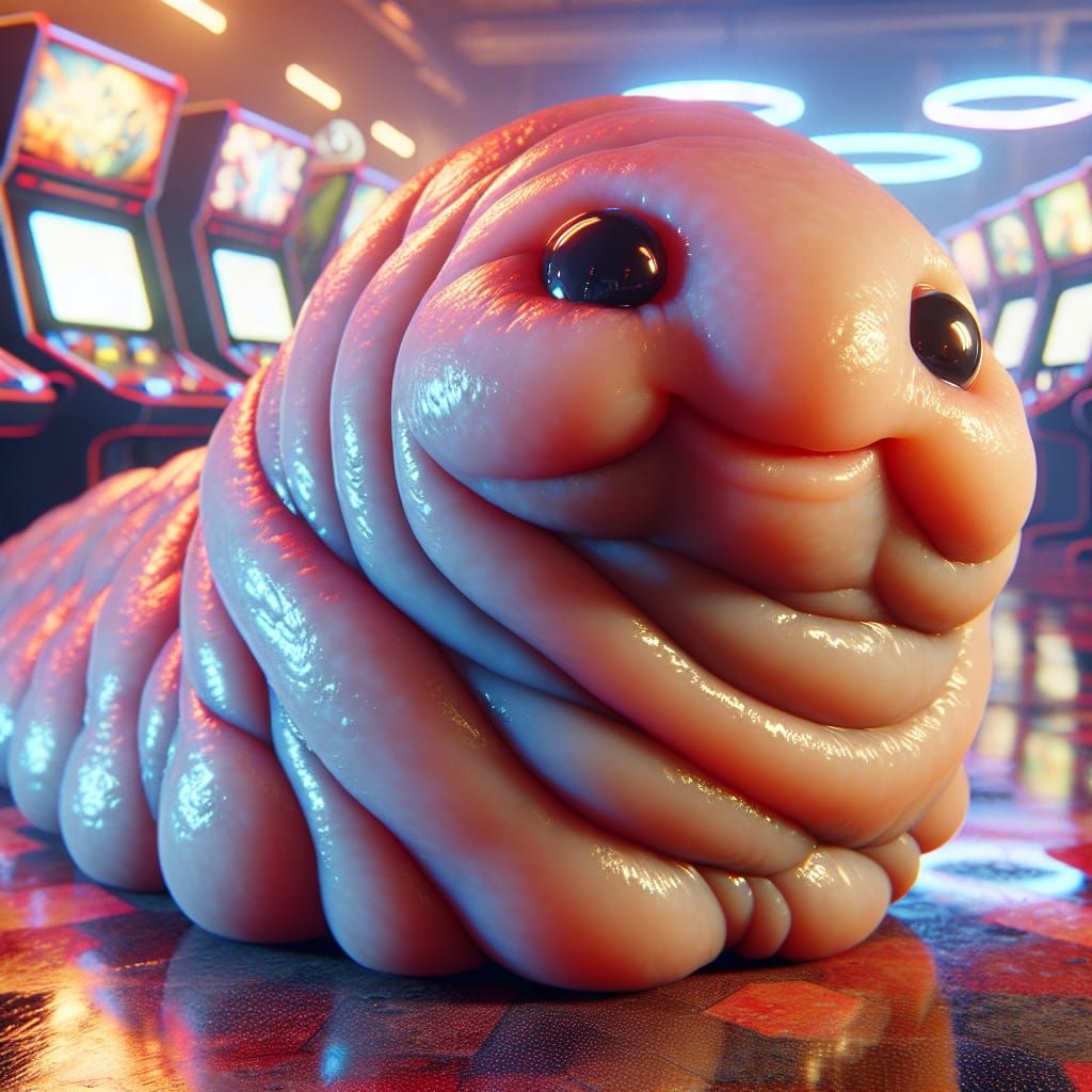 Alien Blob Inhabitant of Distant Planet Blamadore