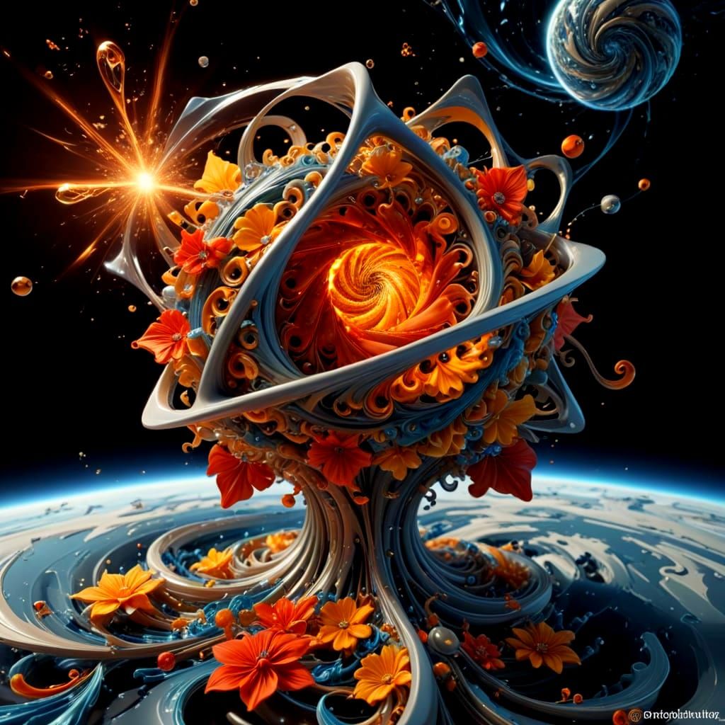 Abstract Vectors: Warping Fractals in 8K Resolution