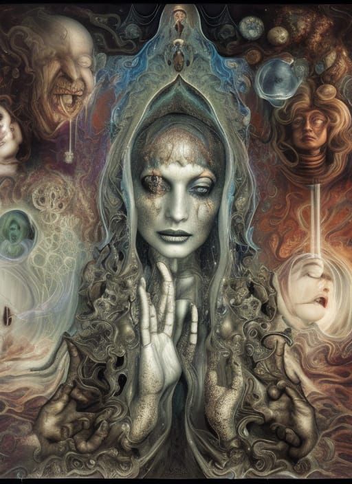 Surreal Apparitions in Hyperrealistic Style