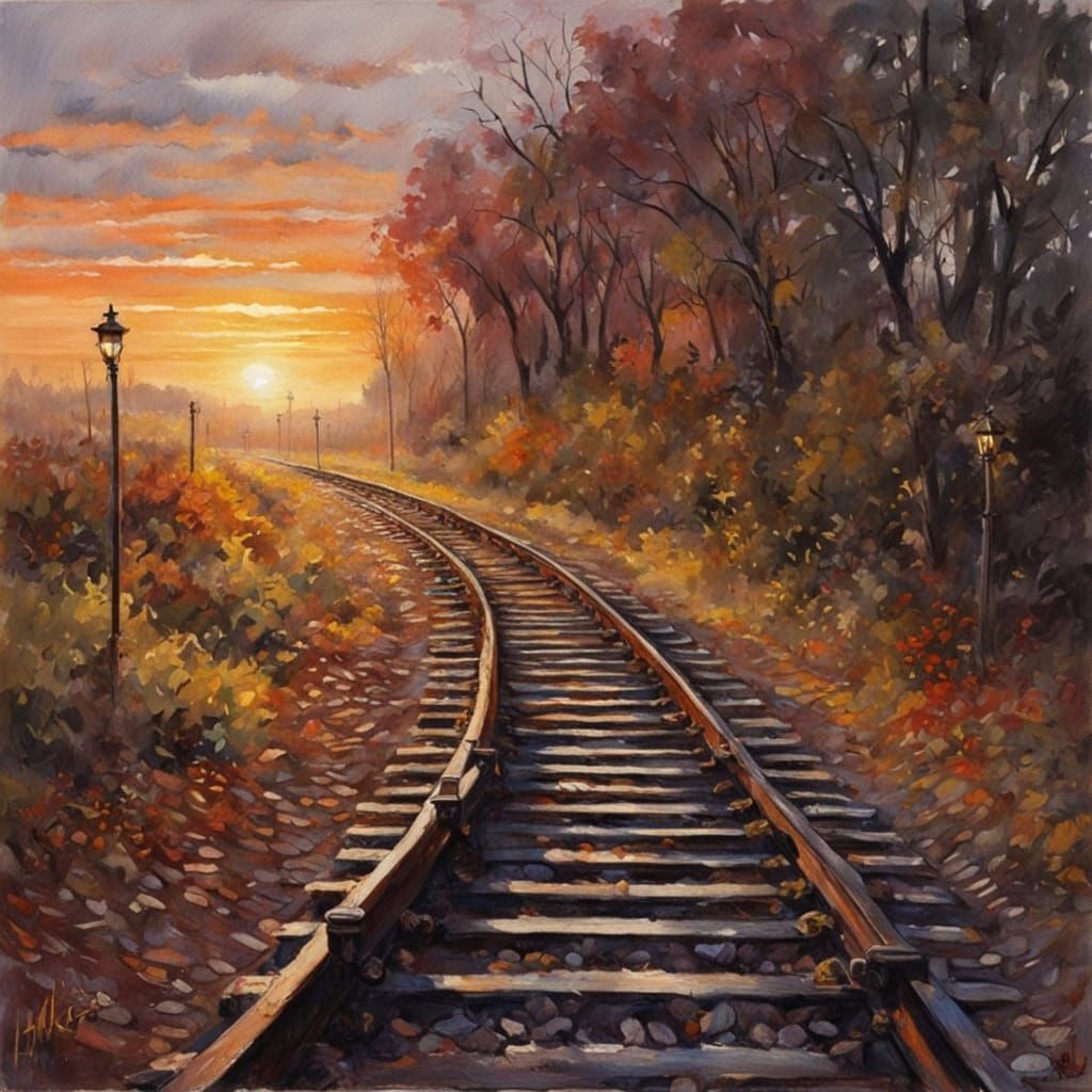 Life is like a train ride. Enjoy the journey.
