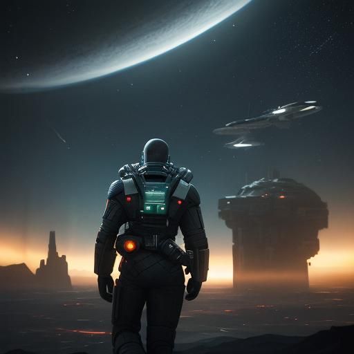 Nova Conti Cityscape at Night: Cinematic Film Still