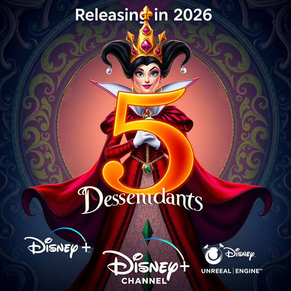 Queen of Hearts in Descendants 5 Concept Art