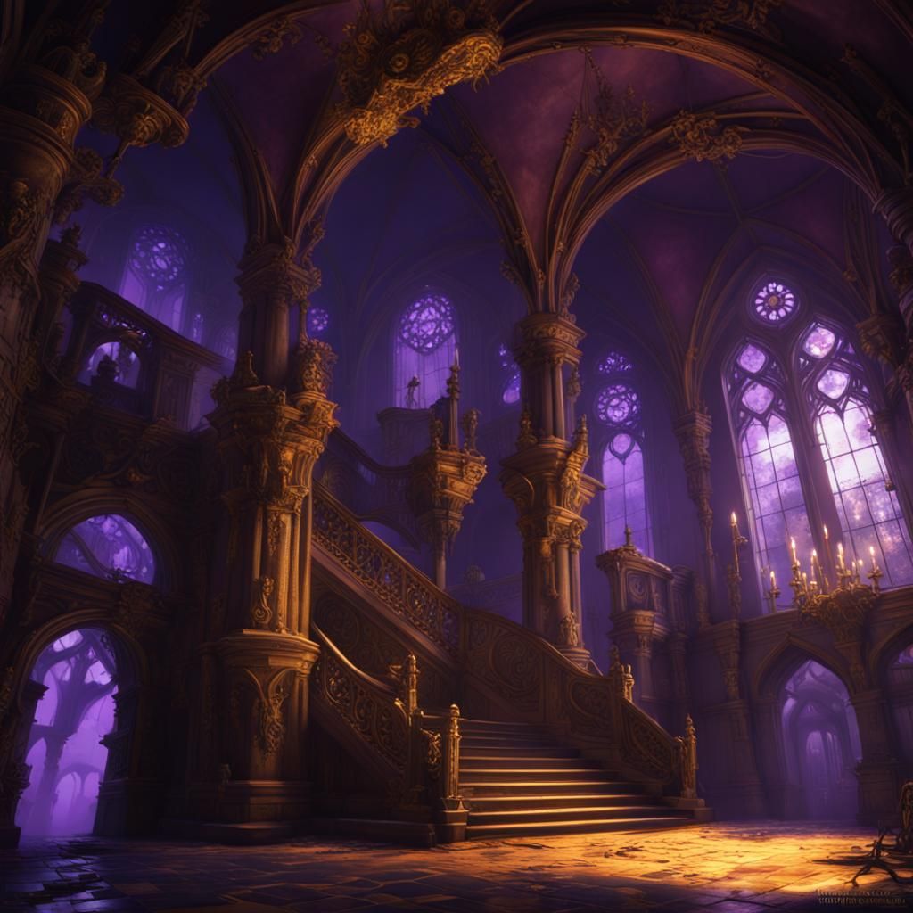 Haunted Castle: Dark Fantasy Concept Art