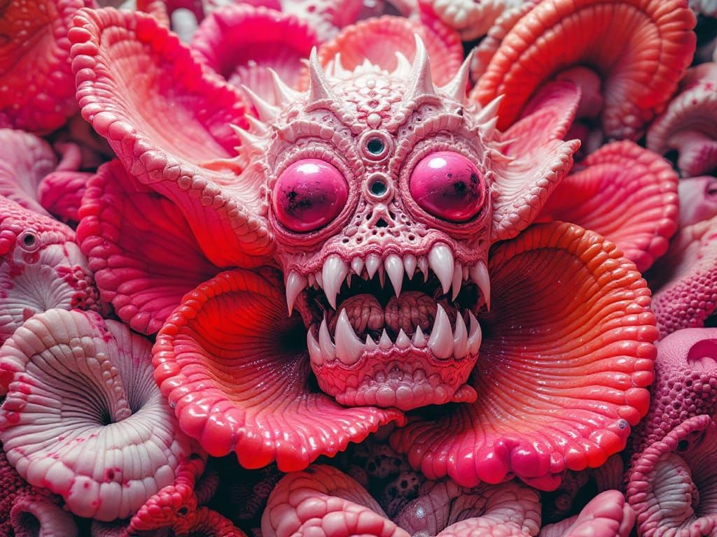 Hydnora Whispers Geometrical Mayhem Through Carnosa's Flesh