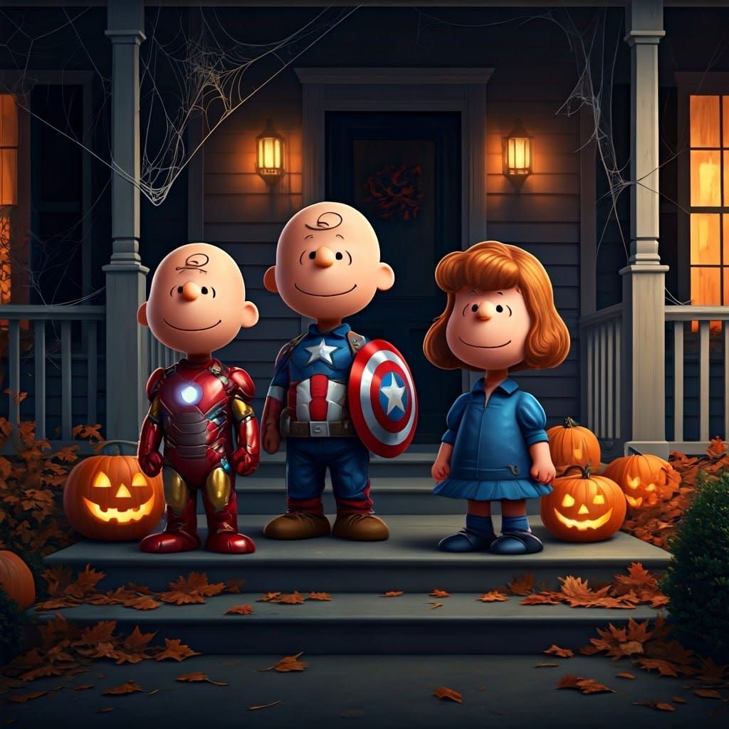 Peanuts Avengers Halloween Costume Party