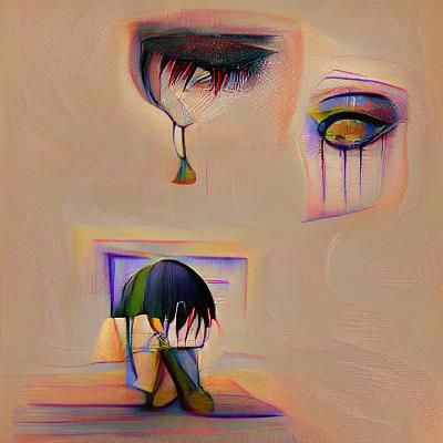 Abstract Depression Concept Art