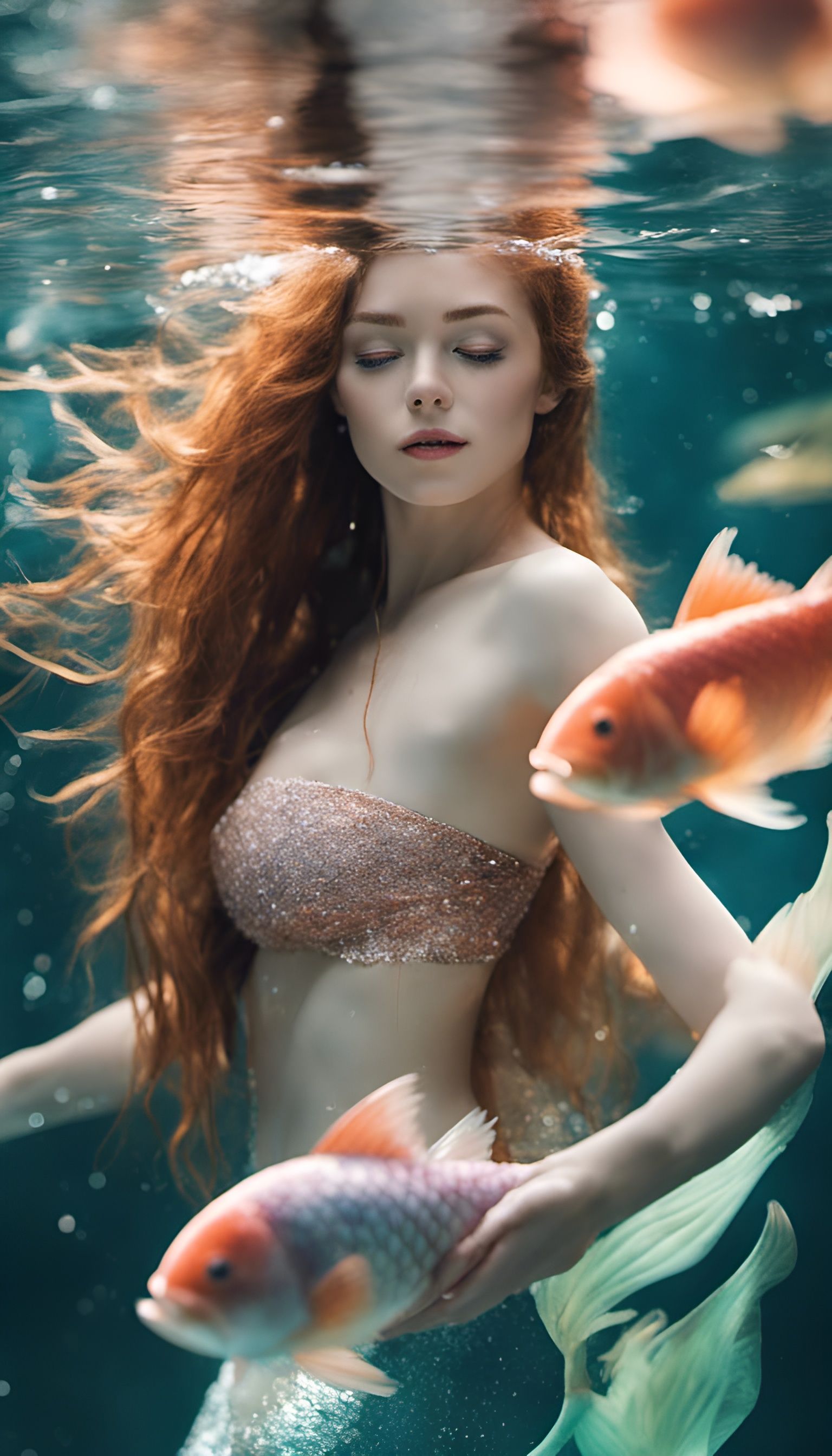 Mermaid in the water