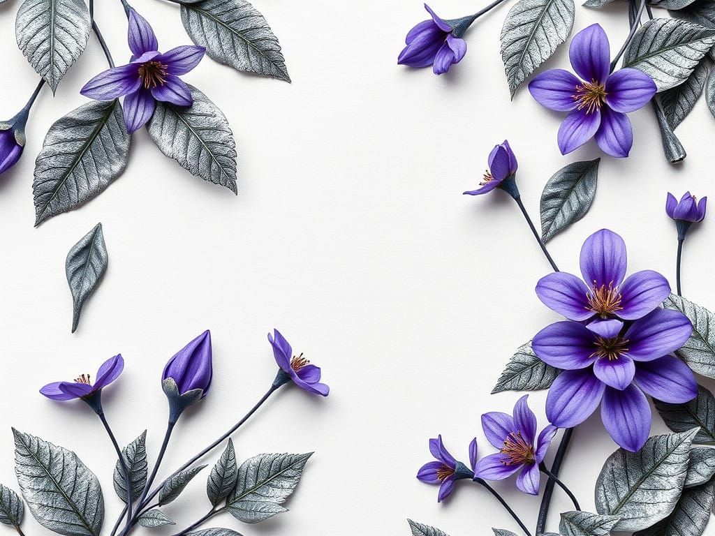 Mystical Alchemy Scene in Vibrant Minimalist Style