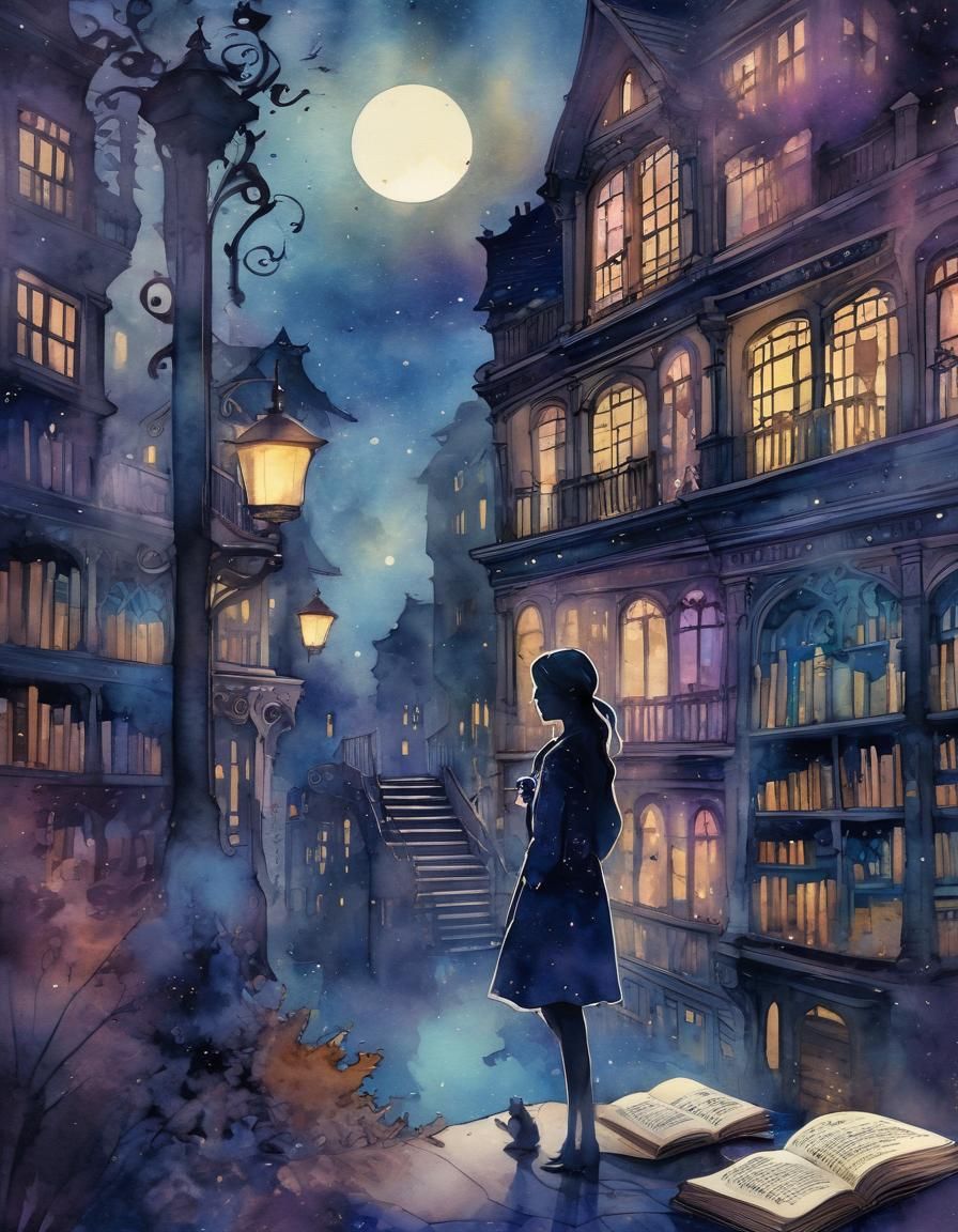 Magical Book Reveals Fantasy World in Watercolor Art