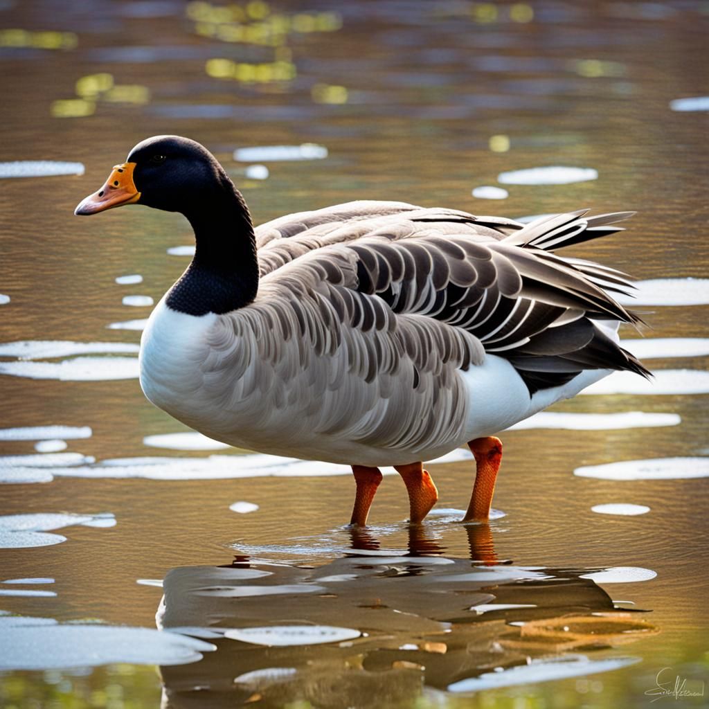 Silly Goose Generated by AI