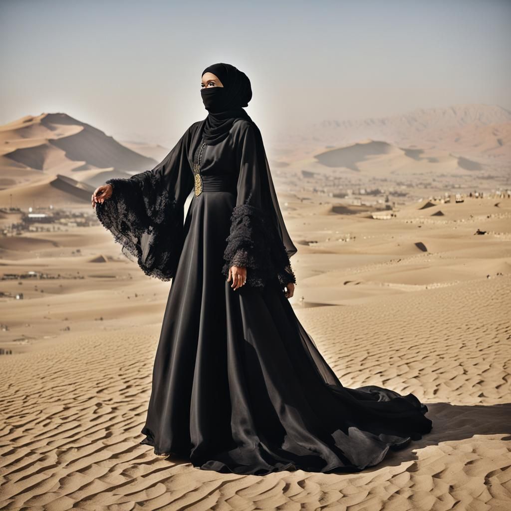 Hajj Pilgrimage in Fantasy Art Style