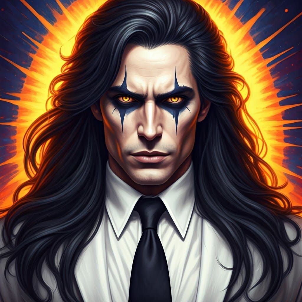 The Crow in Hyperrealistic Style with Golden Eyes