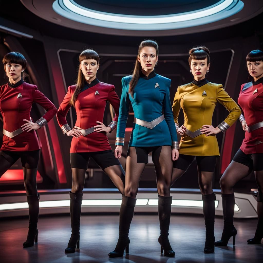 Star Trek Entertainment Show: Evocative Female Portrait