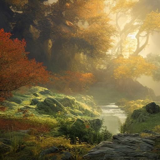 Majestic Dragon on Misty Peak: Fantasy Oil Painting