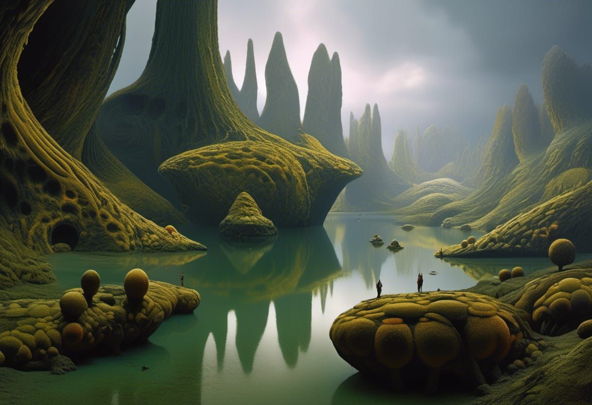 Surreal Alien Portraits in a Bizarre World