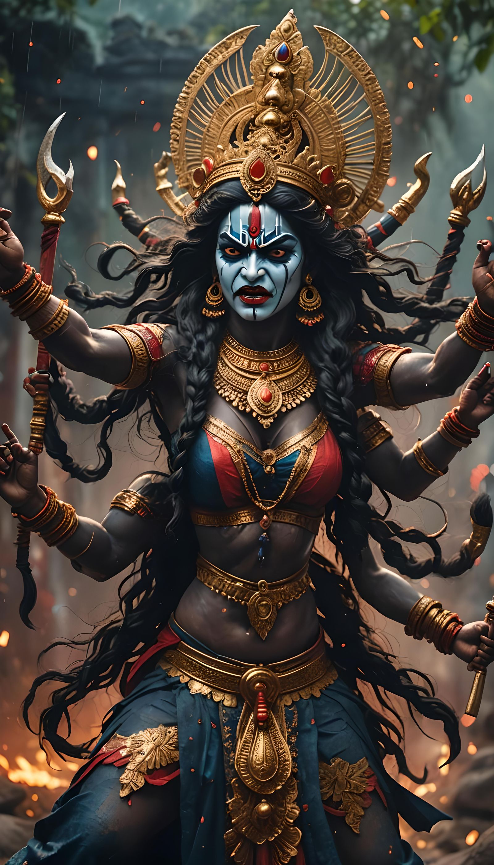 angry Kali Mata