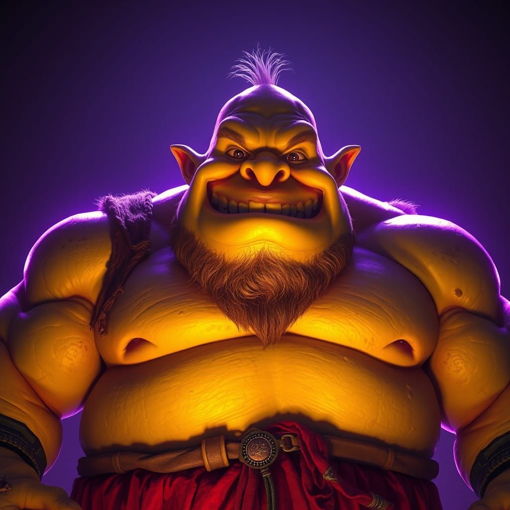 Gigantic Toothless Ogre Concept Art