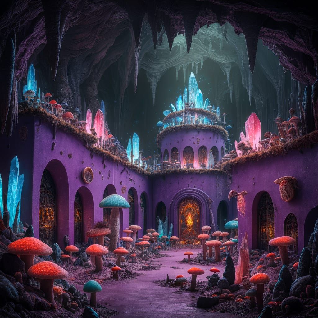 Menzoberranzan: Underground Drow City in Fantasy Art