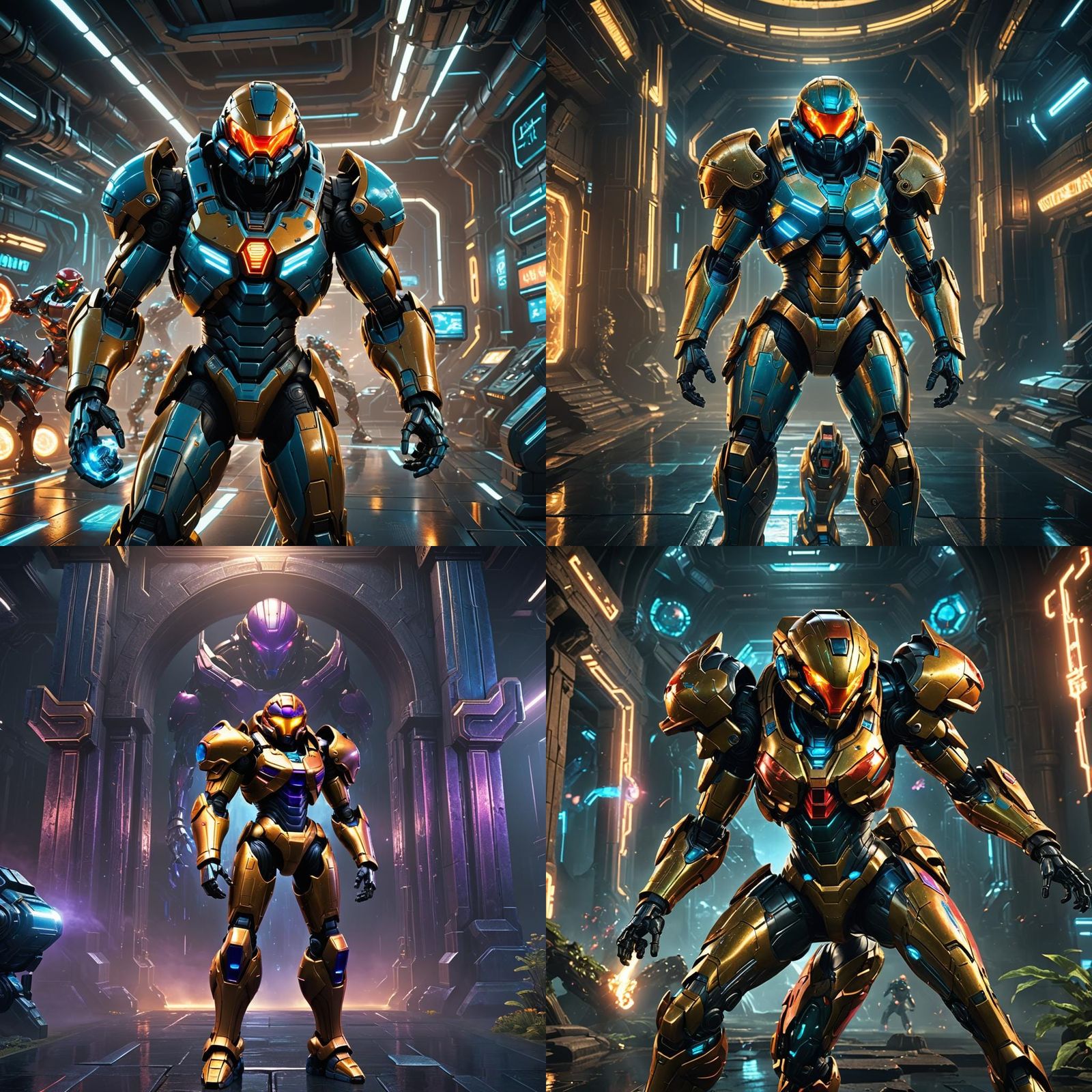 Metroid Prime 4: Cinematic 3D Game Scene